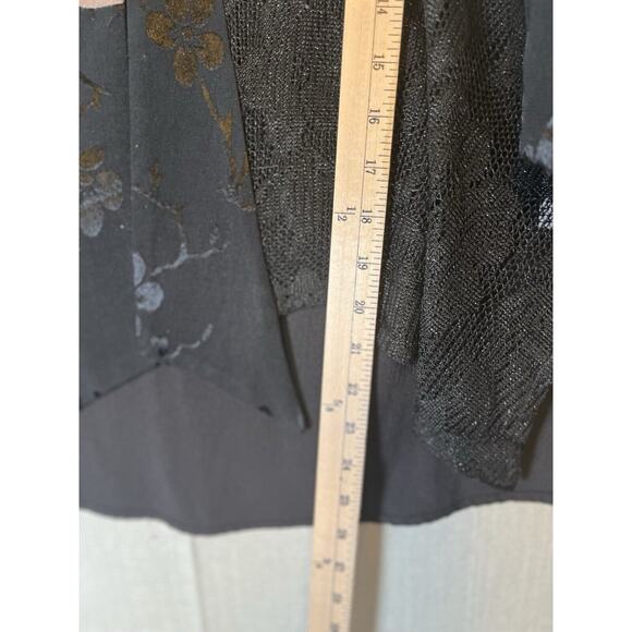 Spencer Alexis Lace Kimono Jacket Womens L Crochet Lace Fairy Whimsigoth Boho - Picture 5 of 13